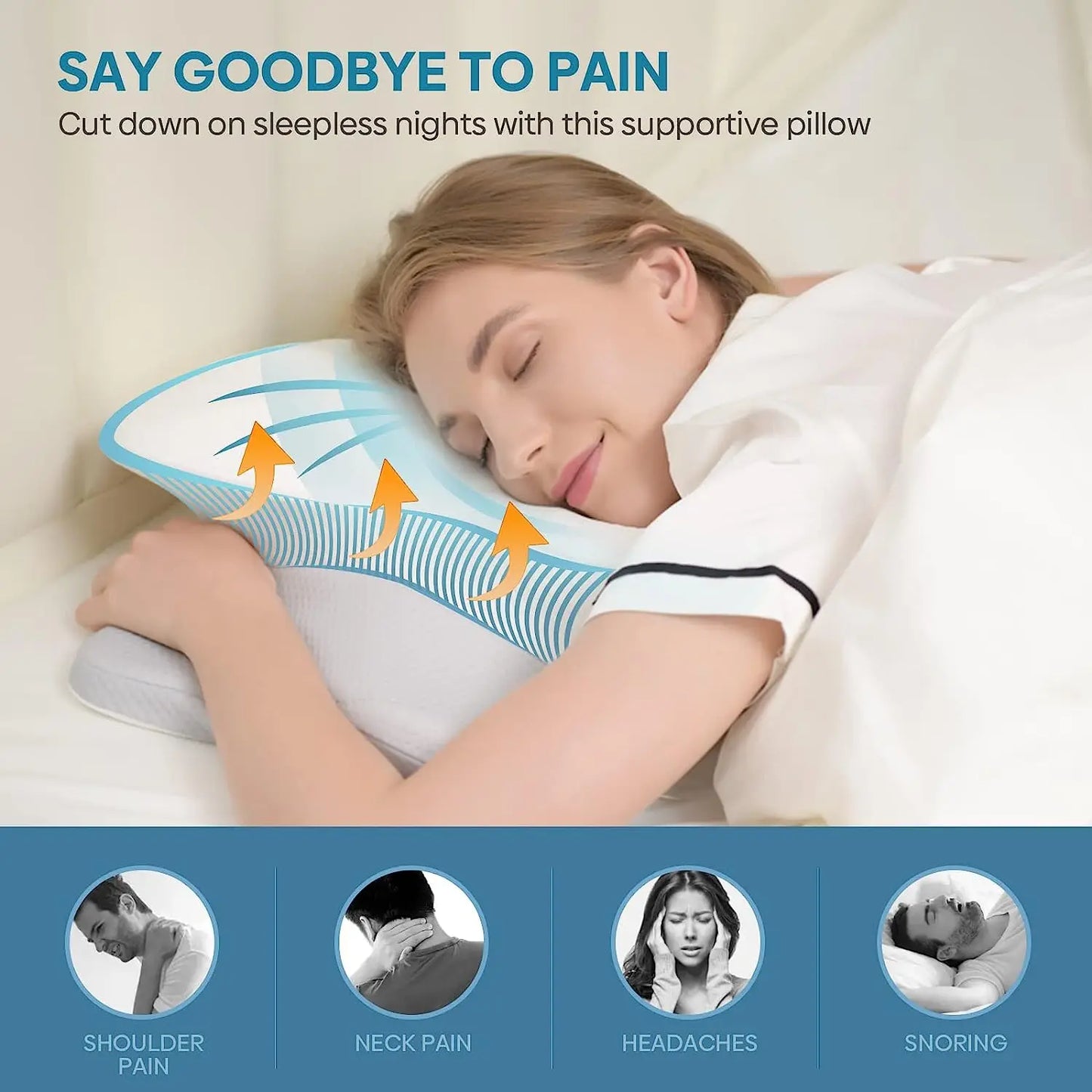 Nuvell®  Ultra Contour Relief Pillow